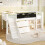 3ft Single Modern Wood Bed with Slide & Blackboard 7