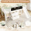 3ft Single Modern Wood Bed with Slide & Blackboard 10