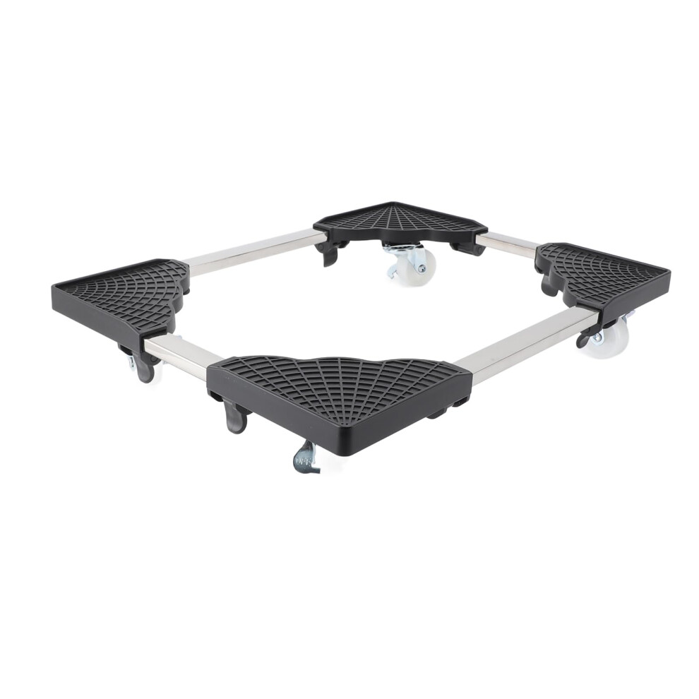 Adjustable Pc Tower Stand With Lockable Caster Wheels, Ventilated Metal Base For Better Cooling And 360 Mobility 9365369386464