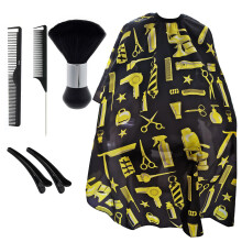6 Pack Professional Hair Cutting Cape Set 55x63 Large Water Resistant Barber Cape Yellow