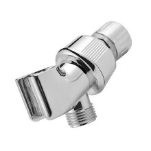 Universal Handheld Shower Head Holder Wall Mounted Adjustable Bracket with Tool Installation