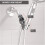Universal Handheld Shower Head Holder Wall Mounted Adjustable Bracket with Tool Installation 4