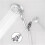Universal Handheld Shower Head Holder Wall Mounted Adjustable Bracket with Tool Installation 2