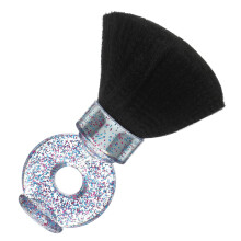 Professional Barber Neck Duster Brush for Gentle Hair Removal with Ergonomic Grip Pink