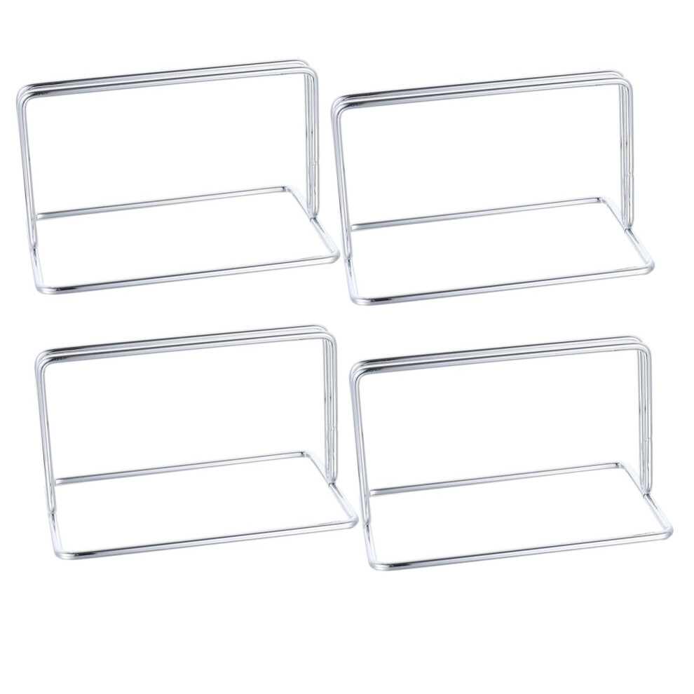 4Pcs Desk Divider Clamp Punch Steel Partition Bracket Adjustable Panel Support For Office 9164114144089