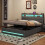5ft King Upholstered Bed with Hydraulic Storage 6