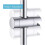 Adjustable Shower Head Holder for 1825mm Rail with Secure Grip and Easy Tool Installation 2