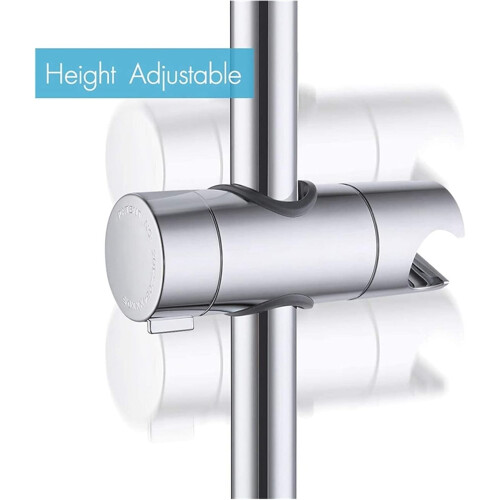 Adjustable Shower Head Holder for 1825mm Rail with Secure Grip and Easy Tool Installation 1