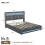 5ft King Upholstered Bed with Hydraulic Storage 8