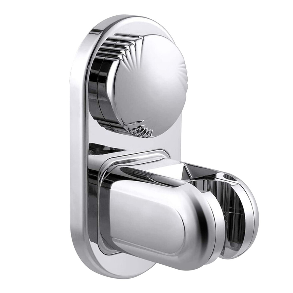 Adjustable Shower Head Holder 360 Swivel Wall Mount Bracket Punch Suction Cup Silver 9044945354188