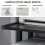 White Printer Stand with Storage Shelves, Under Desk Rolling Table with Wheels, Adjustable, Compact 58cm 2