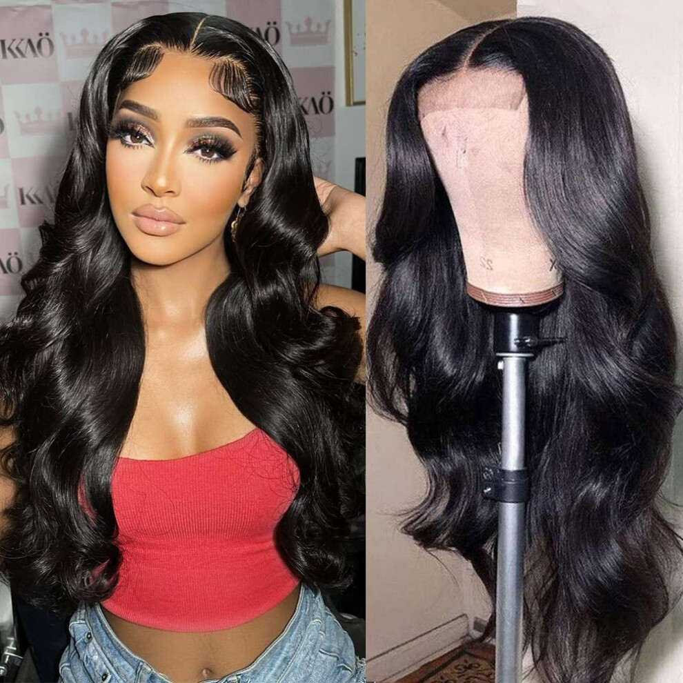 Unisex 5X5 Hd Lace Closure Brazilian Body Wave Wig Human Hair Pre Plucked With Baby Hair 150% Density