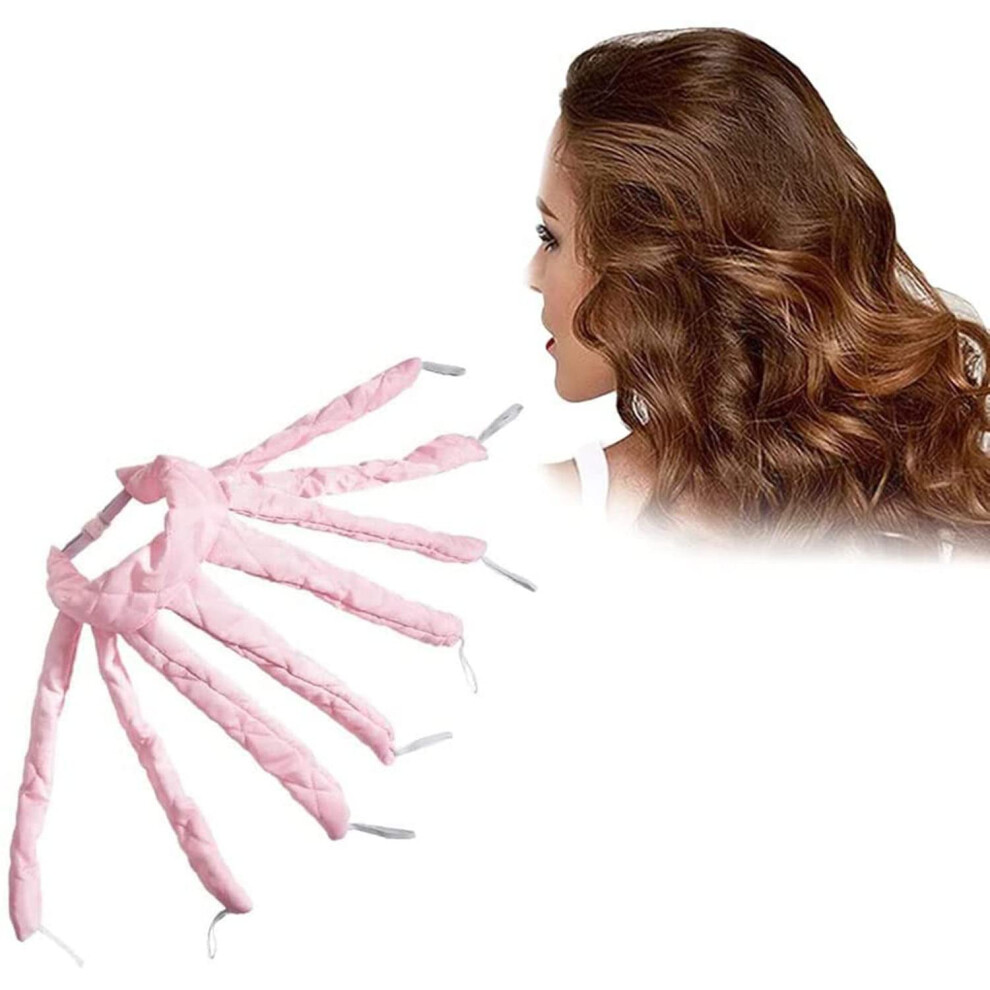 Heatless Curling Headband for Overnight Curls, No Heat Hair Curler Set for Long Hair Styling