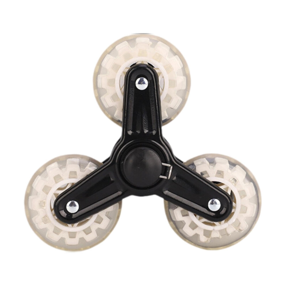 21cm Stair Climbing Cart Wheel Set, Durable PU TriWheel Replacement for Laundry and Grocery Cart