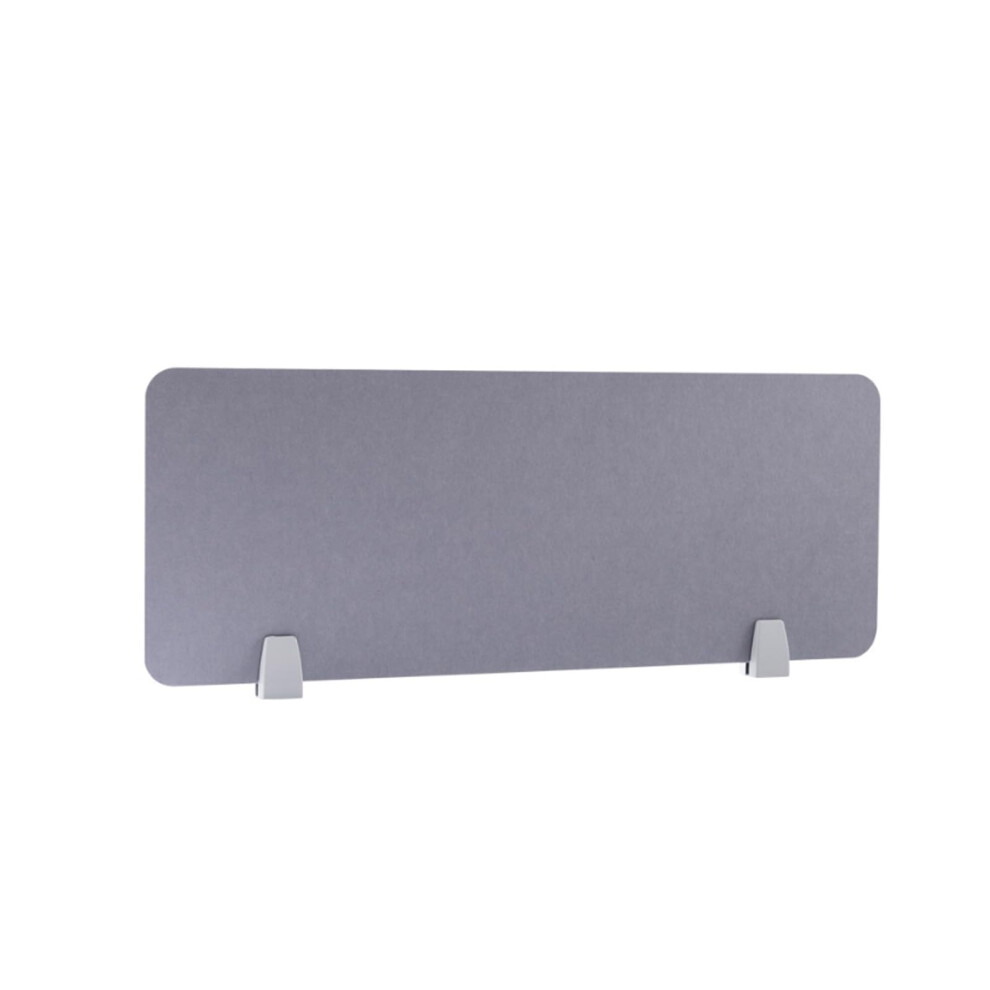 Acoustic Desk Divider Noise Reduction Panel Clampon Privacy Partition 120X30cm Light Grey 9365369388246