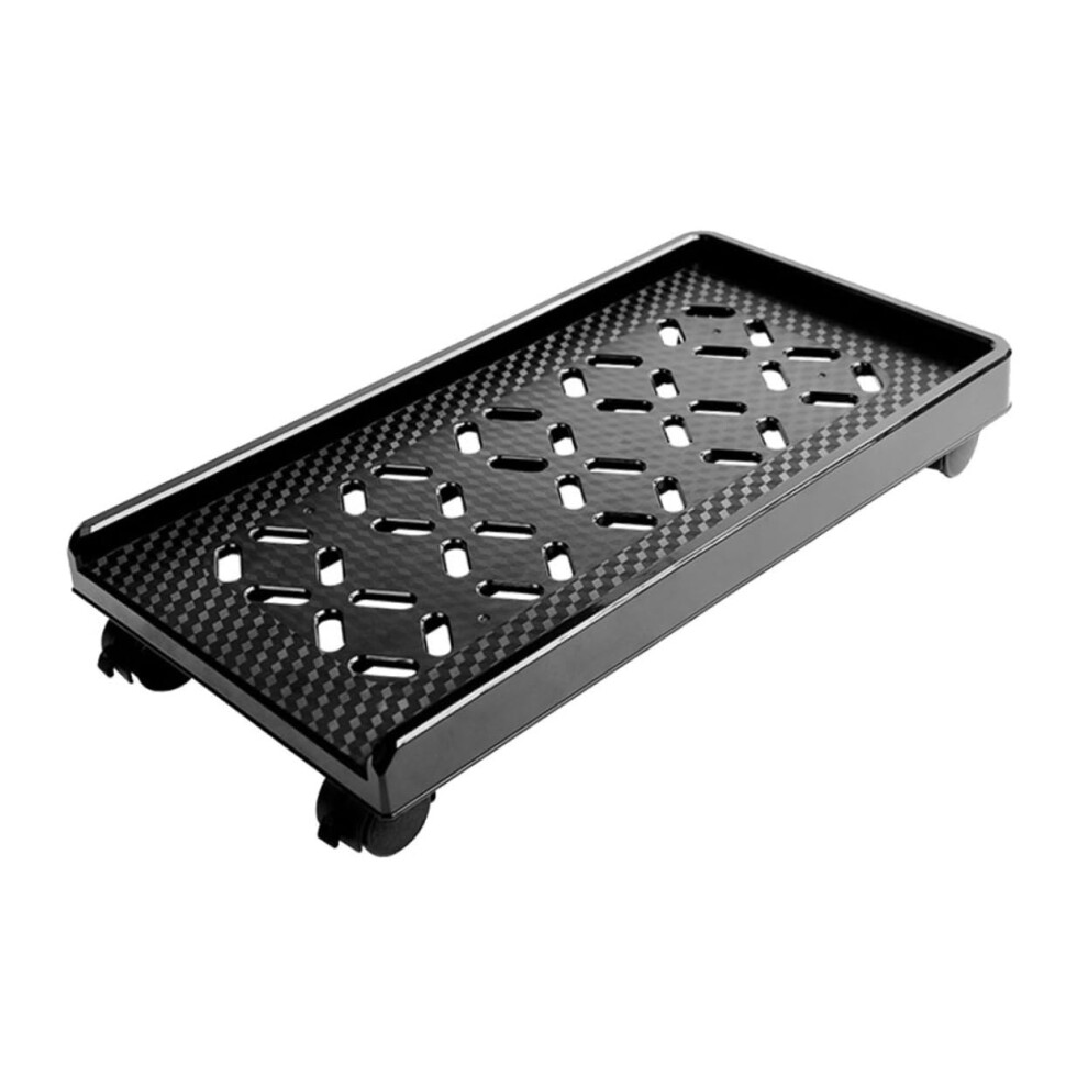 Adjustable Cpu Stand With Lockable Caster Wheels, Enhanced Airflow Design For Home Office 9164114146182
