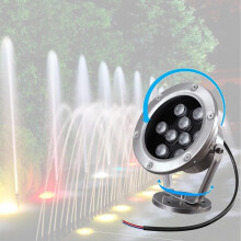 Underwater LED Pond Lights RGB Color Changing IP68 Waterproof Stainless Steel 12V Spotlight