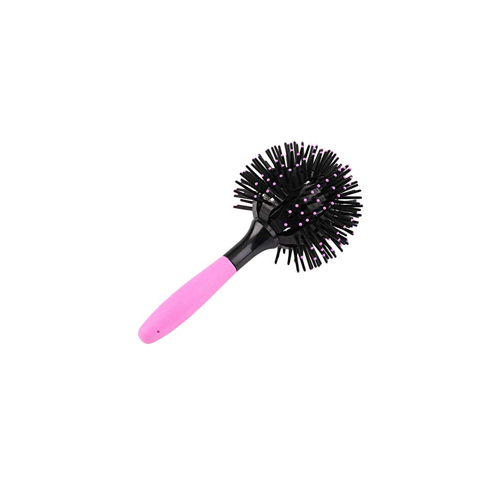 360 Degree Round Detangling Hair Brush, Heat Resistant 140C Styling Magic Ball Comb for Salon