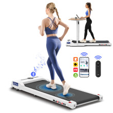 BLACK LORD Treadmill Walking Pad Gym Fitness Remote Control White