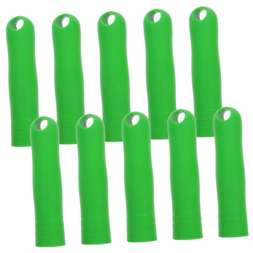 10pcs Plastic Mop Handle Replacement Caps with Threaded End Adapter for Commercial Use
