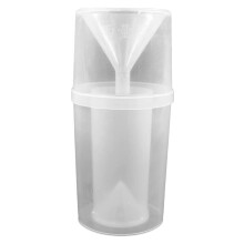 Rain Gauge Set for Lawn and Garden Rainfall Tracking, Plastic Rainwater Measuring Cup Tool