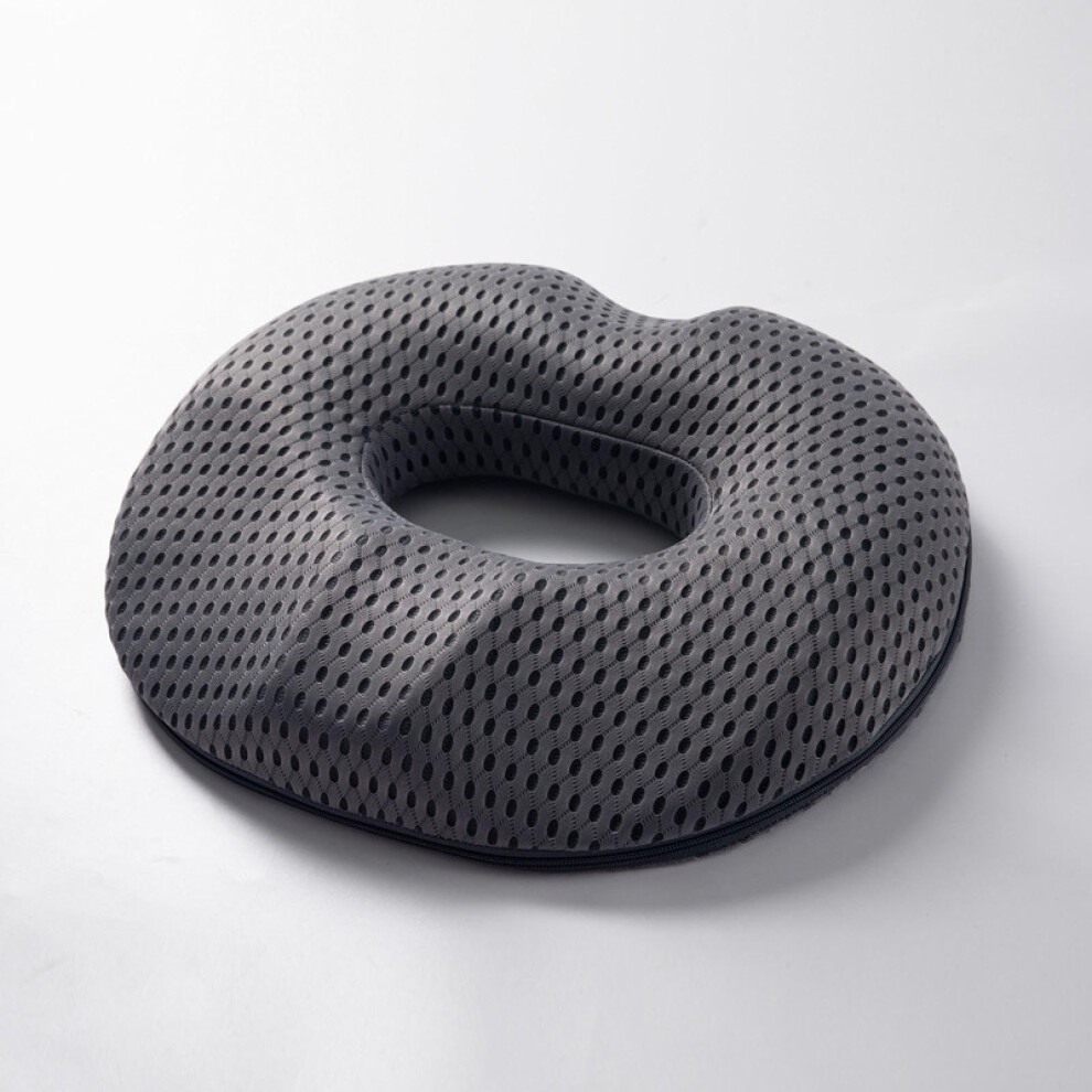 Orthopedic Seat Cushion Donut Pillow for Tailbone Pain Relief and Hemorrhoids, Breathable Hollow Design