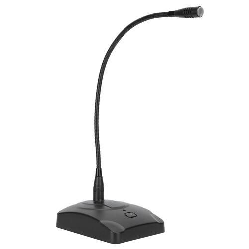 Cardioid Condenser Microphone, Programmable Switch with LED Indicator, Foam Windscreen Included, Wide Dynamic Range, Ideal for Desktop Applications, 1