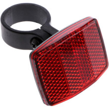 Bike Rear Reflector Light with Visibility Board for Enhanced Night Safety, Durable Plastic