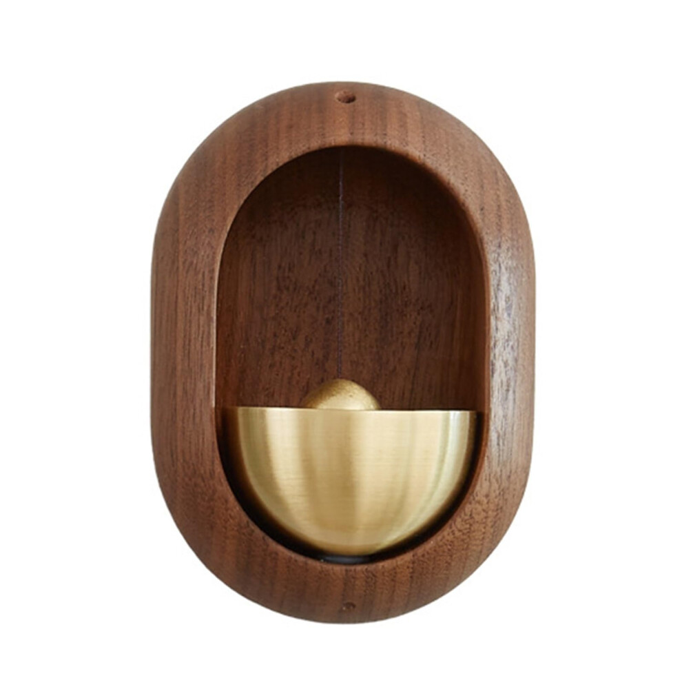 Wooden Magnetic Door Bell With Pleasant Entrance Chime, Decorative Hanging Design For Or Office 9044945357776