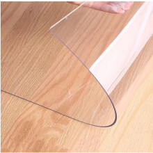 PVC Floor Protector Clear Table Mat Non Slip Transparent Cut to Fit 1.5mm Thick for Home Office