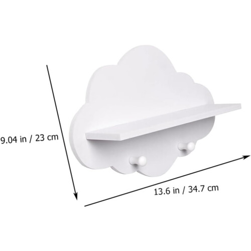 Wall Mounted Coat Rack with Shelf and Hooks, Punch Install, SpaceSaving Entryway Storage 1