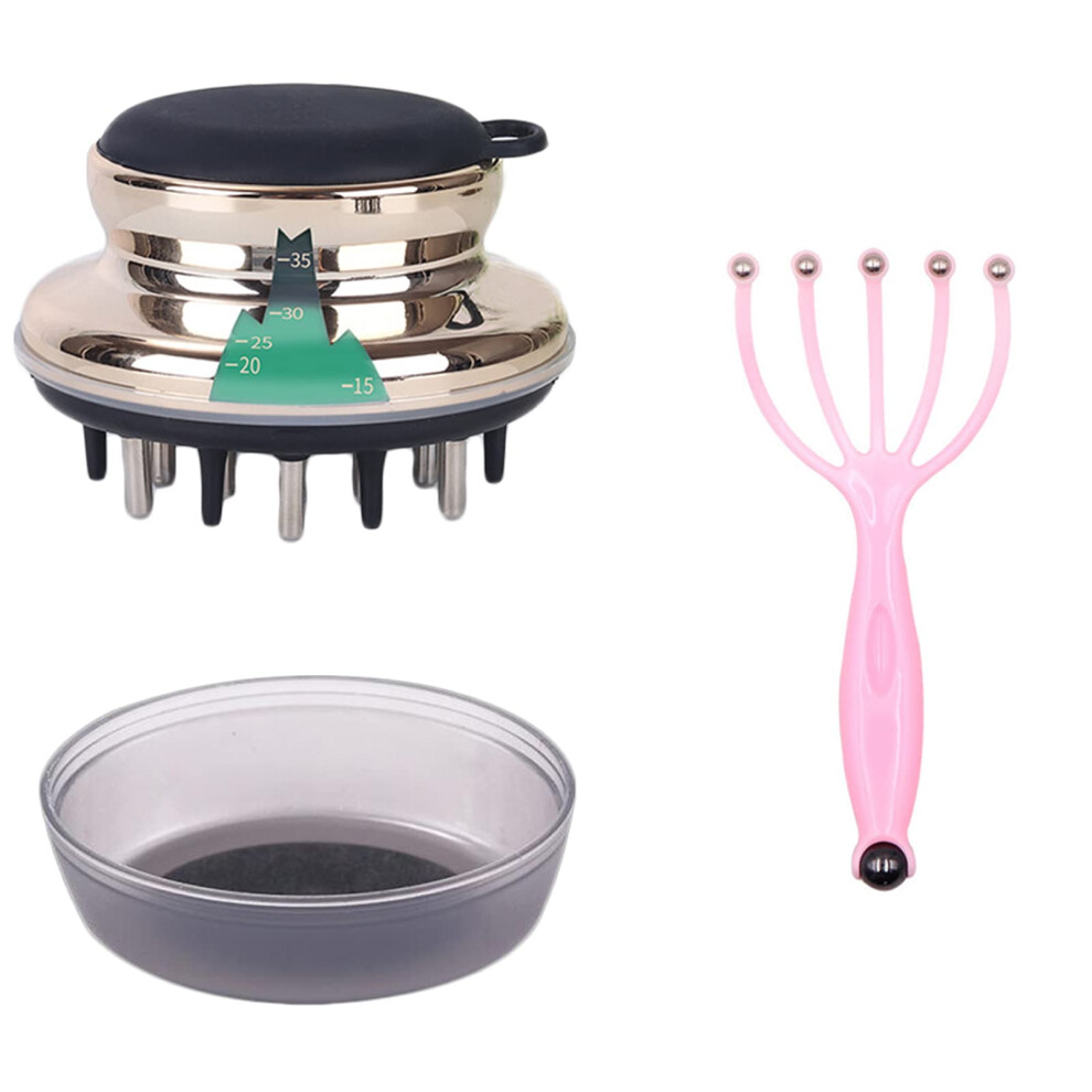 Unisex Scalp Applicator Comb For Hair Growth Serum With 40Ml Scale, Controlled Liquid Release And Massager