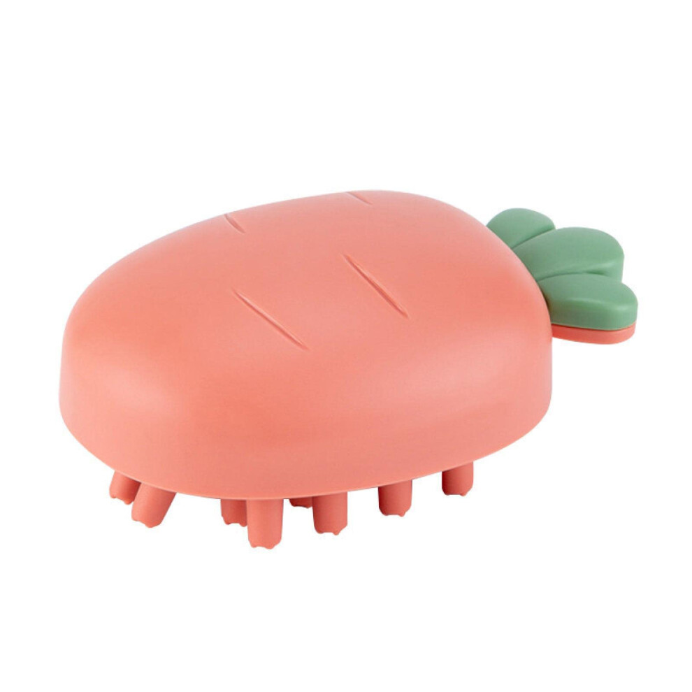 Silicone Scalp Massager Shampoo Brush for Hair Growth, Dandruff Removal, Wet and Dry Use