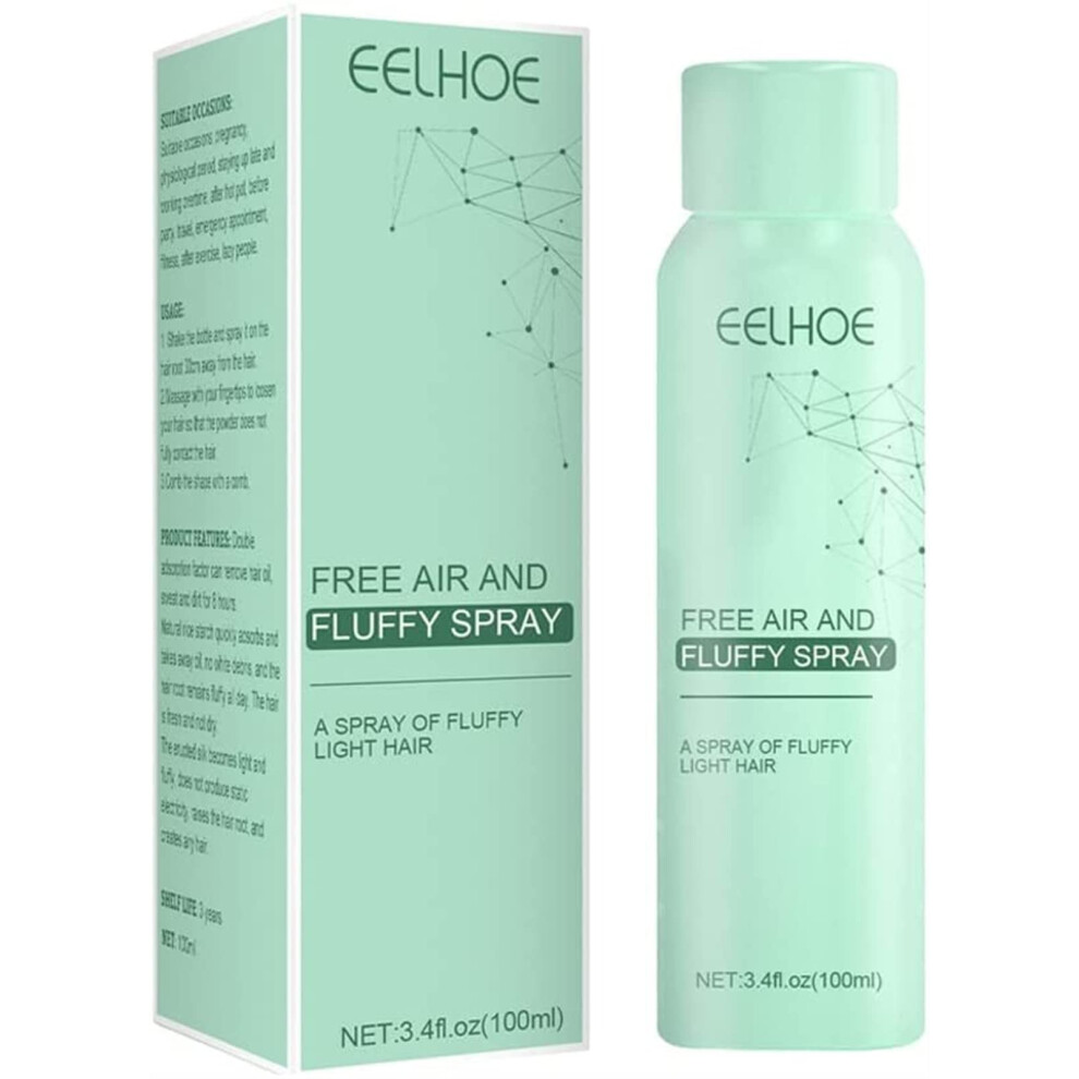 Dry Shampoo Spray for Oily Hair with Fast Oil Removal and Instant Root Lift, Lightweight Finish