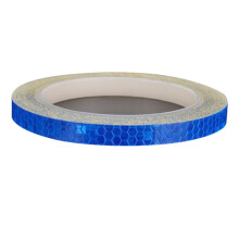 8M Blue Reflective Wheel Rim Stickers for Bike Motorcycle Car, Waterproof UV Resistant Safety