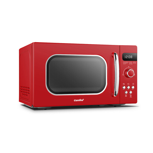 Living And Home 800W 20L Retro Microwave Oven with LED Display 2