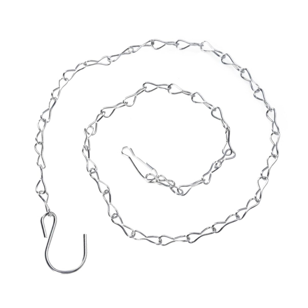 Galvanized Iron Hanging Chain For Bird Feeders And Planters, Adjustable Height, Weather Resistant 9164114152442