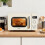 Living And Home 800W 20L Retro Microwave Oven with LED Display 2