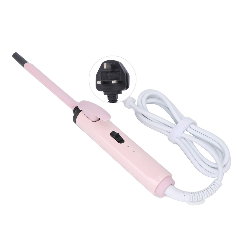Curling Iron 9mm Ceramic Wand for Tight Curls Long and Short Hair 200C Heat 100240V