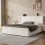 5ft King Upholstered Bed Frame with Hydraulic 2
