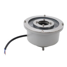 LED Fountain Light IP68 Waterproof Stainless Steel Underwater Pool Spotlight Warm White 6W