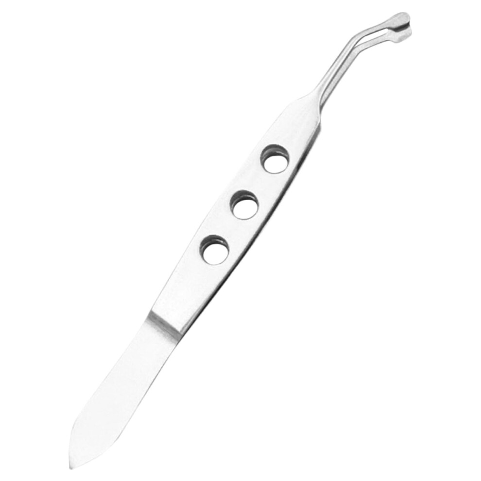 Meibomian Gland Forceps Stainless Steel Eyelid Tweezers with Ergonomic Grip for Dry Eye Massage
