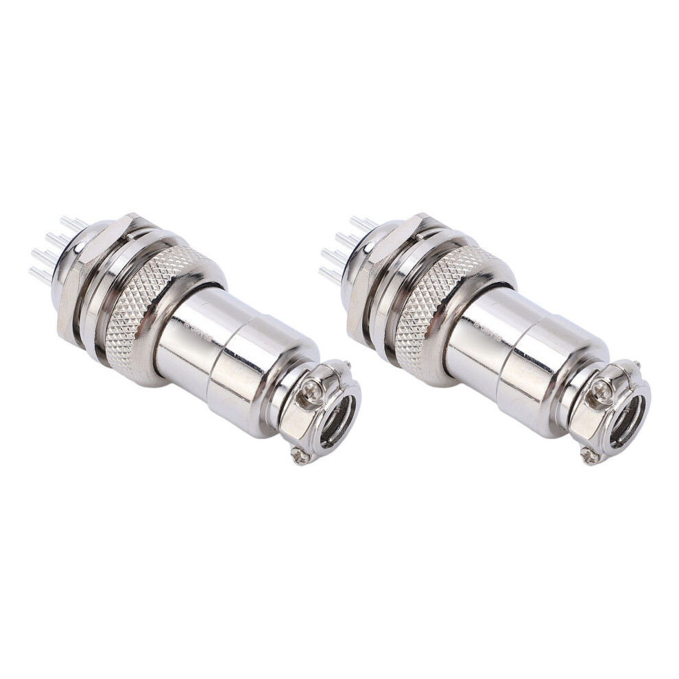 2Pcs Zinc Alloy Aviation Connectors 20Mm Ac/Dc 250V Male/Female Sockets 5011382185013