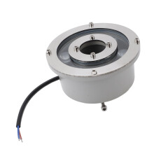 LED Fountain Light IP68 Waterproof Stainless Steel Submersible Spotlight Warm White 6W Energy Saving