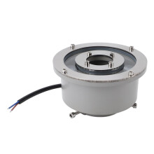LED Fountain Light IP68 Waterproof Stainless Steel 9W Warm White Underwater Pool Spotlight