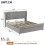 4ft6 Double Upholstered Bed Frame with Hydraulic 4