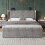 4ft6 Double Upholstered Bed Frame with Hydraulic 2