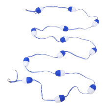 Pool Lane Divider Rope with Strong Buoyancy Floats, UV‑Resistant Swimming Pool Safety Line