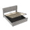 4ft6 Double Upholstered Bed Frame with Hydraulic 10
