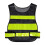 Reflective Safety Vest  Visibility Adjustable Fit for Traffic Construction Black 1